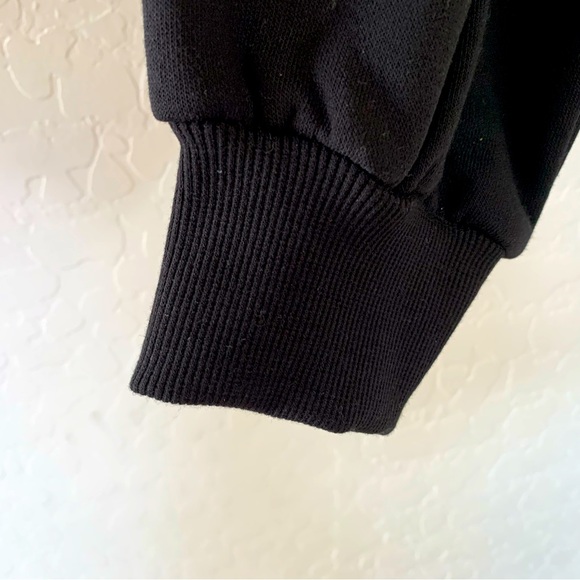 NWT H&M Black Studded Fringe Sweatshirt. Size: XS. Excellent condition - Picture 6 of 8